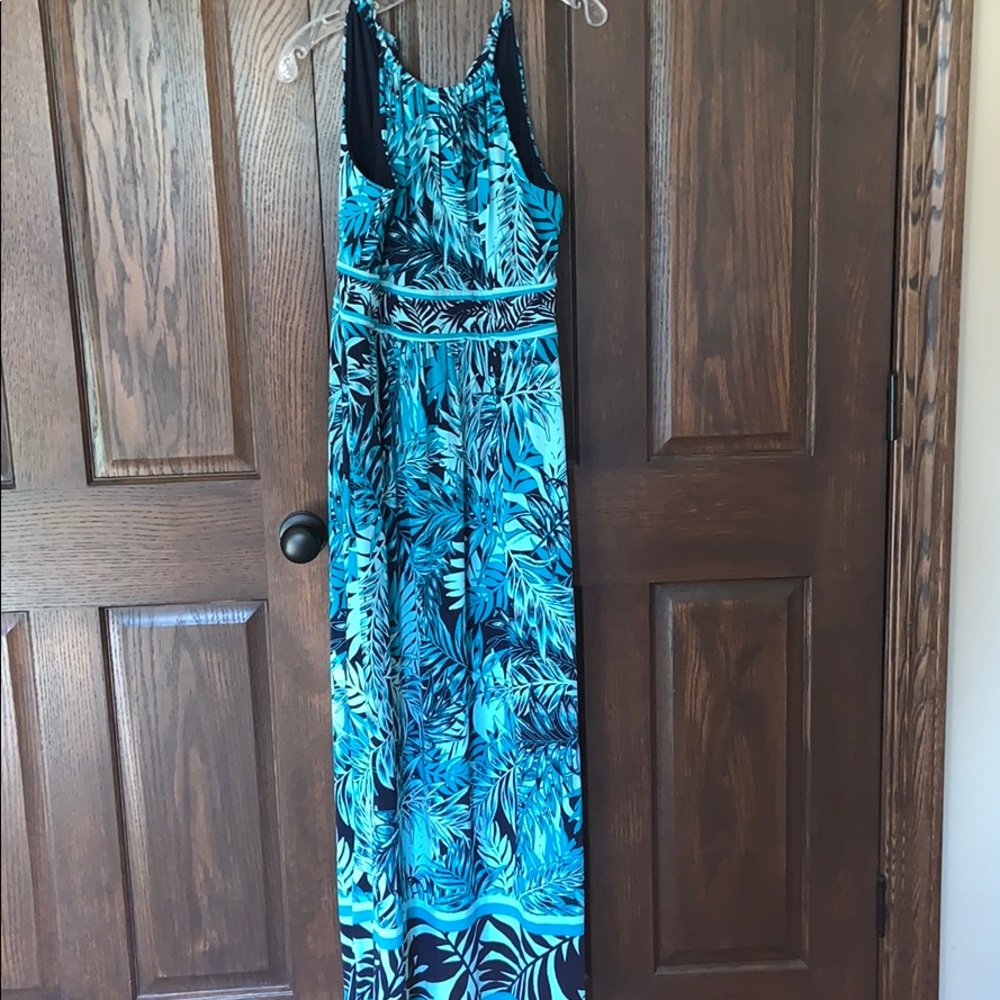 long floral dress